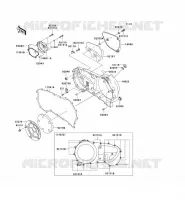 CARTER MOTEUR DROIT(S) pour Kawasaki VN1600 CLASSIC 2003