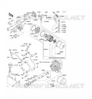 POMPE A HUILE/FILTRE &Agrave; HUILE pour Kawasaki VN1600 CLASSIC 2003