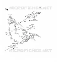 SUPPORT MOTEUR pour Kawasaki VN1600 CLASSIC 2003