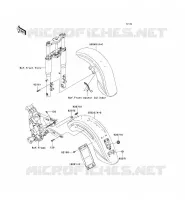 GARDE BOUE pour Kawasaki VN1600 CLASSIC 2003