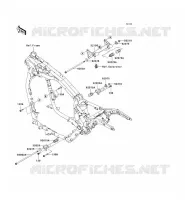 SUPPORT MOTEUR pour Kawasaki VN1600 CLASSIC 2003