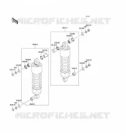 SUSPENSION/AMORTISSEUR pour Kawasaki VN1600 CLASSIC 2003