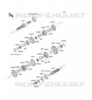 TRANSMISSION pour Kawasaki VN1600 CLASSIC 2003