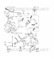 CONTACTEUR SERRURE/R&Eacute;FLECTEUR pour Kawasaki VN1600 CLASSIC 2007