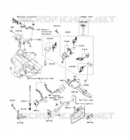 CONTACTEUR SERRURE/R&Eacute;FLECTEUR pour Kawasaki VN1600 CLASSIC 2008