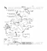 RESERVOIR CARBURANT pour Kawasaki VN1600 CLASSIC TOURER 2006
