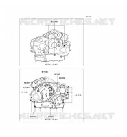 BOULON CARTER MOTEUR pour Kawasaki VN1600 CLASSIC TOURER 2006