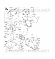 CARTER MOTEUR GAUCHE pour Kawasaki VN1600 CLASSIC TOURER 2006