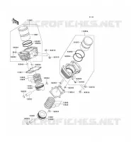 CYLINDRE/PISTON pour Kawasaki VN1600 CLASSIC TOURER 2006