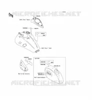 LABEL pour Kawasaki VN1600 CLASSIC TOURER 2006