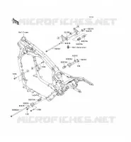 SUPPORT MOTEUR pour Kawasaki VN1600 CLASSIC TOURER 2006