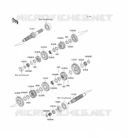 TRANSMISSION pour Kawasaki VN1600 CLASSIC TOURER 2006