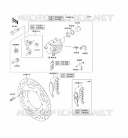 FREIN AVANT pour Kawasaki VN1600 CLASSIC TOURER 2008