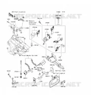 CONTACTEUR SERRURE/R&Eacute;FLECTEUR pour Kawasaki VN1600 CLASSIC 2006