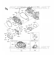 CARTER MOTEUR GAUCHE pour Kawasaki VN1700 VOYAGER ABS 2010