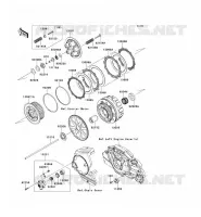 EMBRAYAGE pour Kawasaki VN1700 VOYAGER ABS 2010