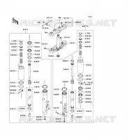 FOURCHE pour Kawasaki VN1700 VOYAGER ABS 2010