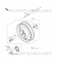 ROUE AVANT pour Kawasaki VN1700 VOYAGER ABS 2010