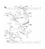 SACOCHES(SUPORT) pour Kawasaki VN1700 VOYAGER ABS 2010