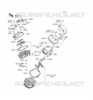 COUVRE CULASSE pour Kawasaki VN1700 CLASSIC TOURER 2009