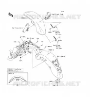 GARDE BOUE pour Kawasaki VN1700 CLASSIC TOURER 2009