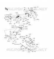 SACOCHES(SUPORT) pour Kawasaki VN1700 CLASSIC TOURER 2009