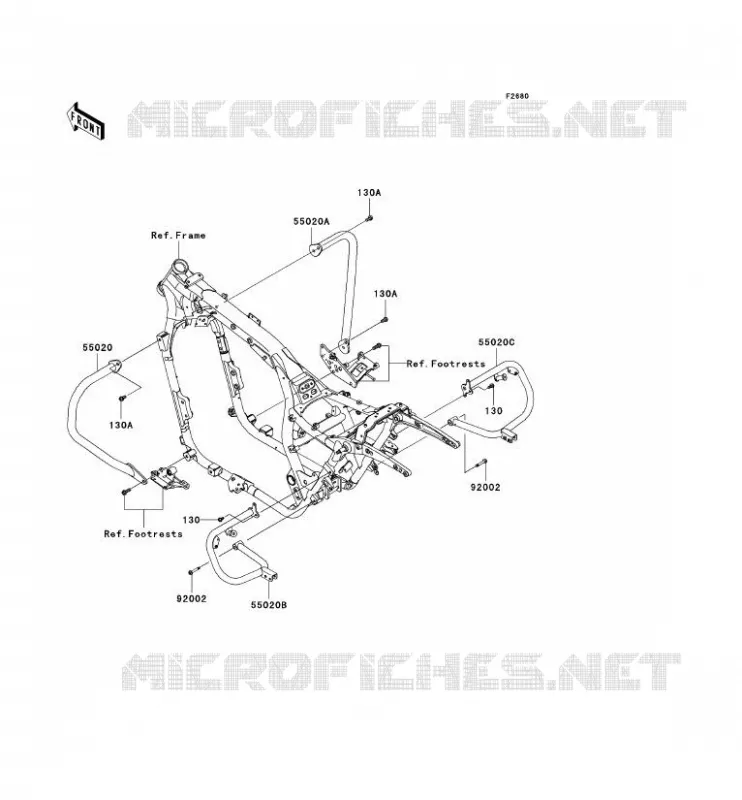 PROTECTION(S) Kawasaki MOTOS 1700 2012 VN1700 NOMAD  VN1700CCF