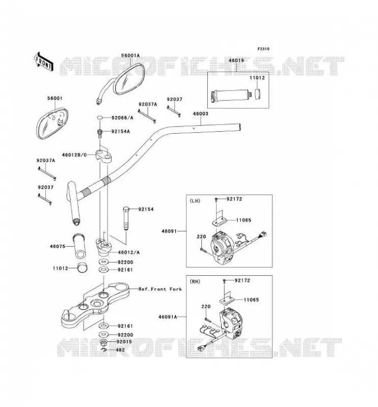 GUIDON Kawasaki MOTOS 1700 2014 VN1700 NOMAD ABS  VN1700DEF