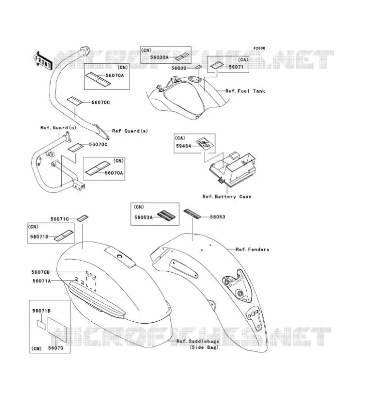 LABEL Kawasaki MOTOS 1700 2014 VN1700 NOMAD ABS  VN1700DEF