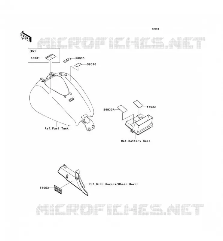 LABEL Kawasaki MOTOS 1700 2009 VN1700 CLASSIC  VN1700E9F