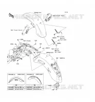 GARDE BOUE pour Kawasaki VN1700 CLASSIC 2011