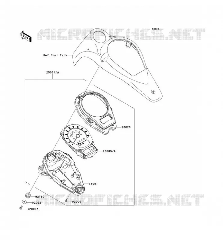 COMPTEURS Kawasaki MOTOS 1700 2012 VN1700 CLASSIC ABS  VN1700FCF