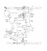 SYSTEME D'EVAPORATION CARBURANT(CA) pour Kawasaki VN1700 CLASSIC LT 2009