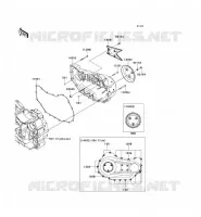 CARTER MOTEUR DROIT(S) pour Kawasaki VN1700 VAQUERO 2012