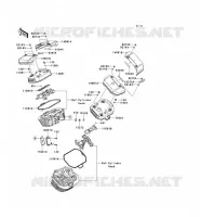 COUVRE CULASSE pour Kawasaki VN1700 VAQUERO 2012
