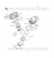 CYLINDRE/PISTON pour Kawasaki VN1700 VAQUERO 2012