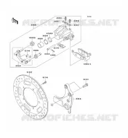 FREIN ARRIERE pour Kawasaki VN1700 VAQUERO 2012