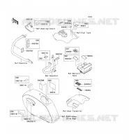 LABEL pour Kawasaki VN1700 VAQUERO 2012
