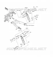 SUSPENSION/AMORTISSEUR pour Kawasaki VN1700 VAQUERO 2012