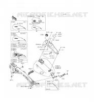 RESERVOIR CARBURANT pour Kawasaki VULCAN 1700 VOYAGER CUSTOM ABS 2013