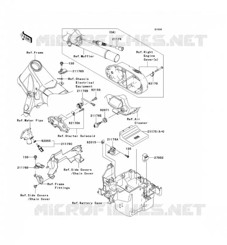 INJECTION CARBURANT Kawasaki MOTOS 2000 2004 VN2000  VN2000-A1