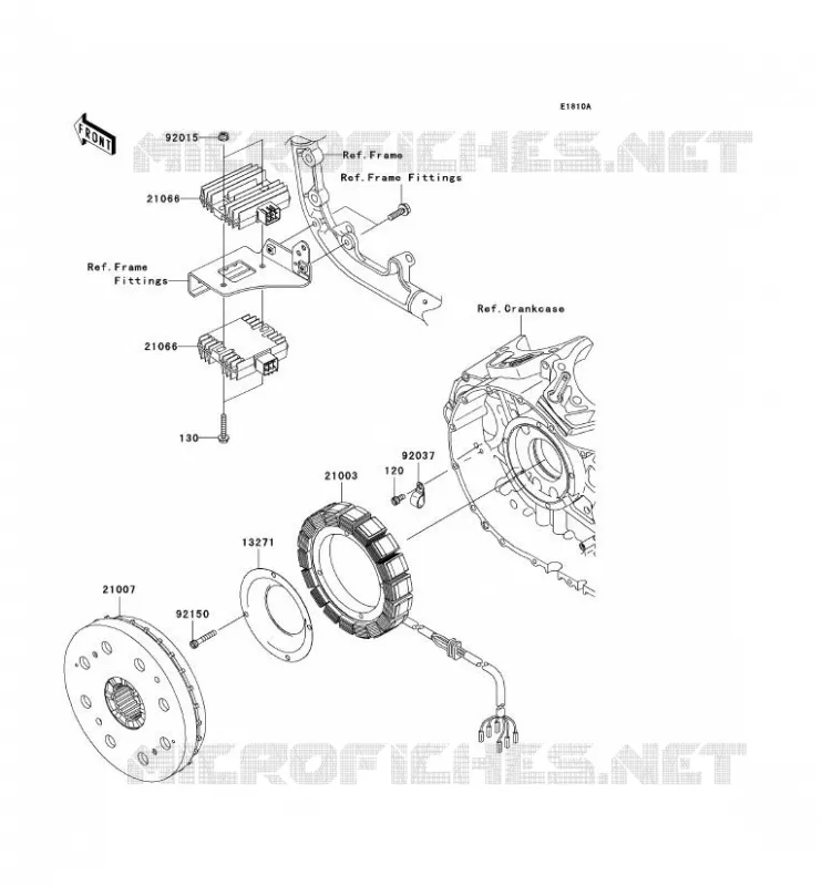 G&Eacute;N&Eacute;RATEUR Kawasaki MOTOS 2000 2005 VN2000  VN2000-A2