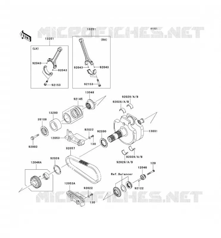 VILEBREQUIN Kawasaki MOTOS 2000 2005 VN2000  VN2000-A2H
