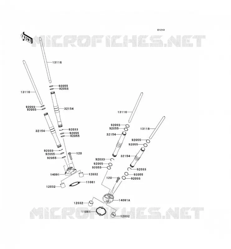 TIGE Kawasaki MOTOS 2000 2006 VN2000  VN2000A6F