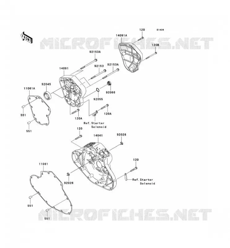 COUVERCLE ARBRE A CAME Kawasaki MOTOS 2000 2006 VN2000  VN2000A6F