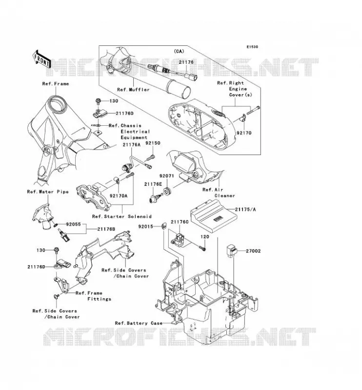 INJECTION CARBURANT Kawasaki MOTOS 2000 2006 VN2000 CLASSIC  VN2000E6F