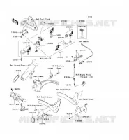 CONTACTEUR SERRURE/R&Eacute;FLECTEUR pour Kawasaki VN2000 CLASSIC LT 2007