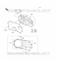 CARTER MOTEUR DROIT(S) pour Kawasaki VN CLASSIC 1999