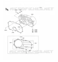 CARTER MOTEUR DROIT(S) pour Kawasaki VN CLASSIC 2000