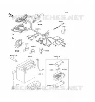 CHASSIS EQUIPMENT ELECTRIQUE pour Kawasaki VN CLASSIC 2000